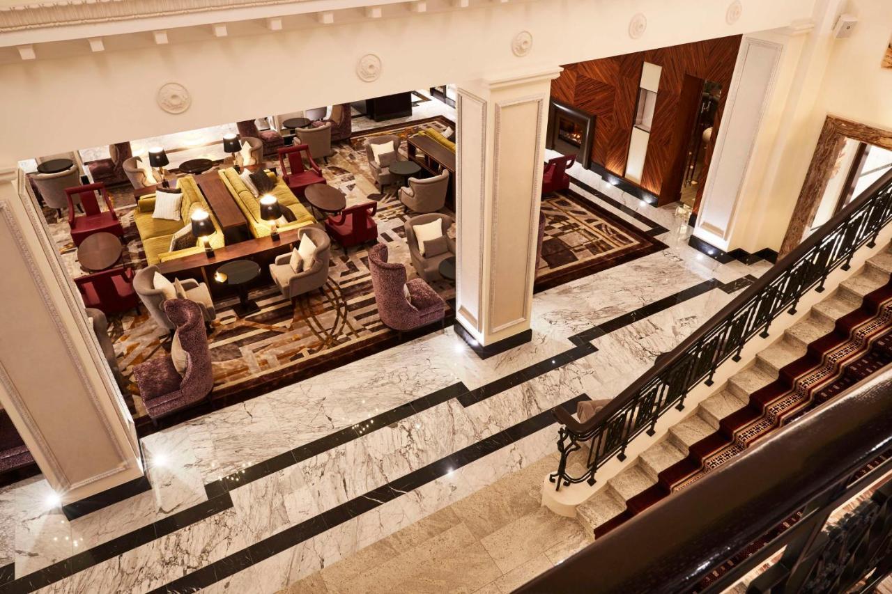 Grand Hotel Kempinski Riga Exterior foto The lobby